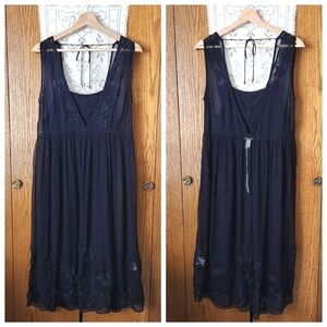 Sundance Angelina Navy Lace Dress
